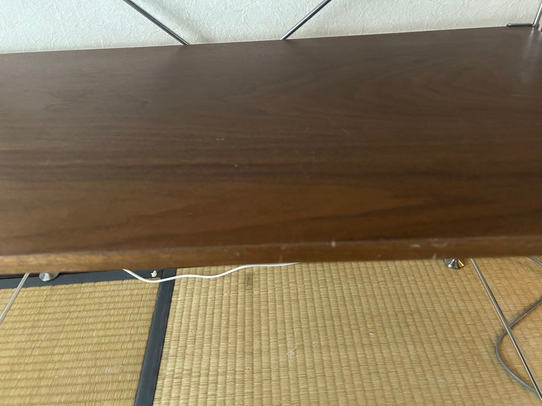ステンレスユニットシェルフ　ウォールナット材　棚板3枚です！