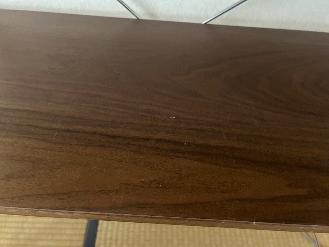 ステンレスユニットシェルフ　ウォールナット材　棚板3枚です！