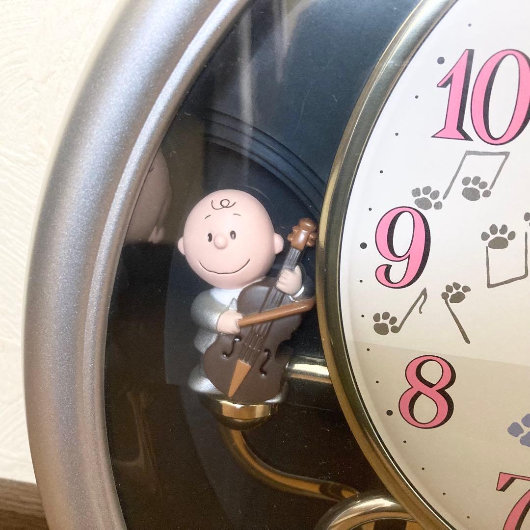 シチズン スヌーピー 掛け時計 4MH725