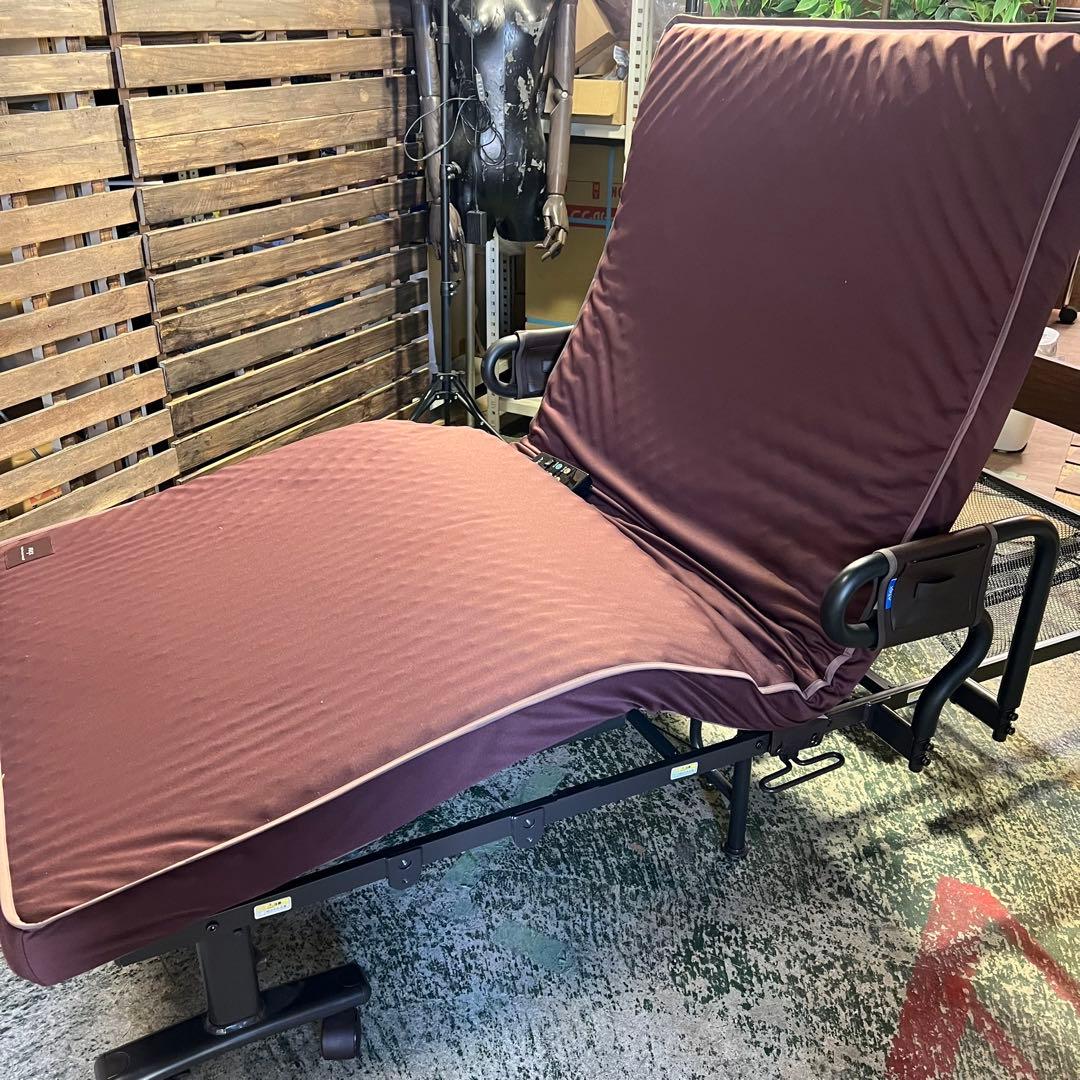 G906⭐︎ ATEXアテックス収納式 電動リクライニングベット 折りたたみ