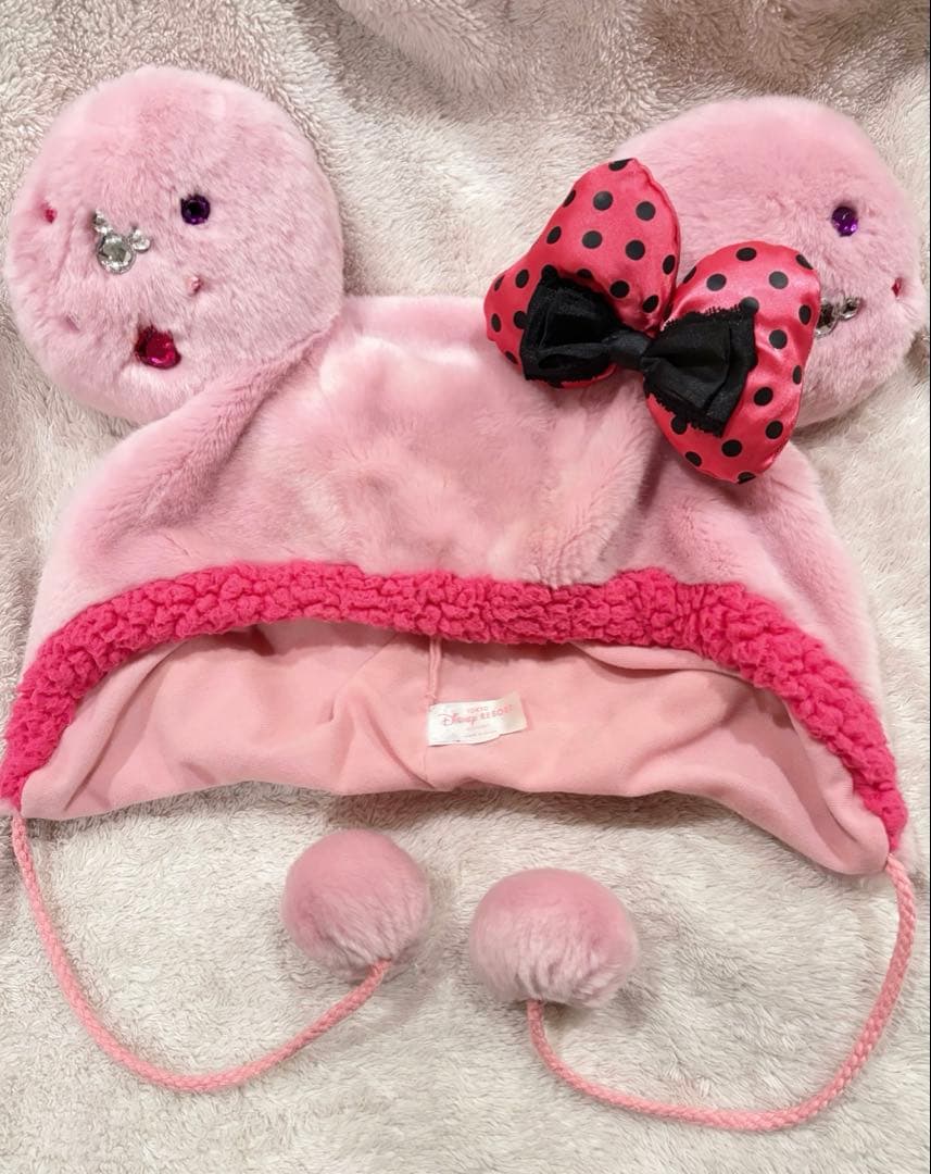 ディズニー ミニー ファンキャップ ピンク - メルカリ