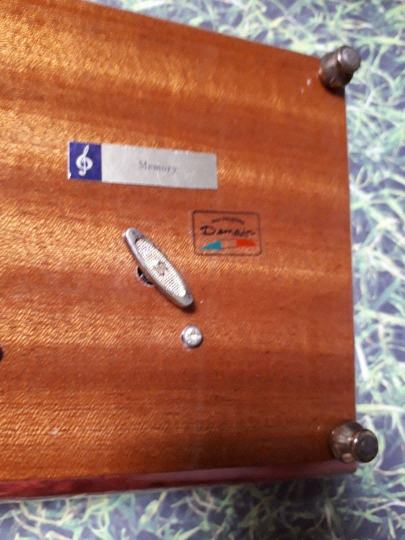 イタリア製 オルゴール REUGE 宝石箱 スイス リュージュ 木製