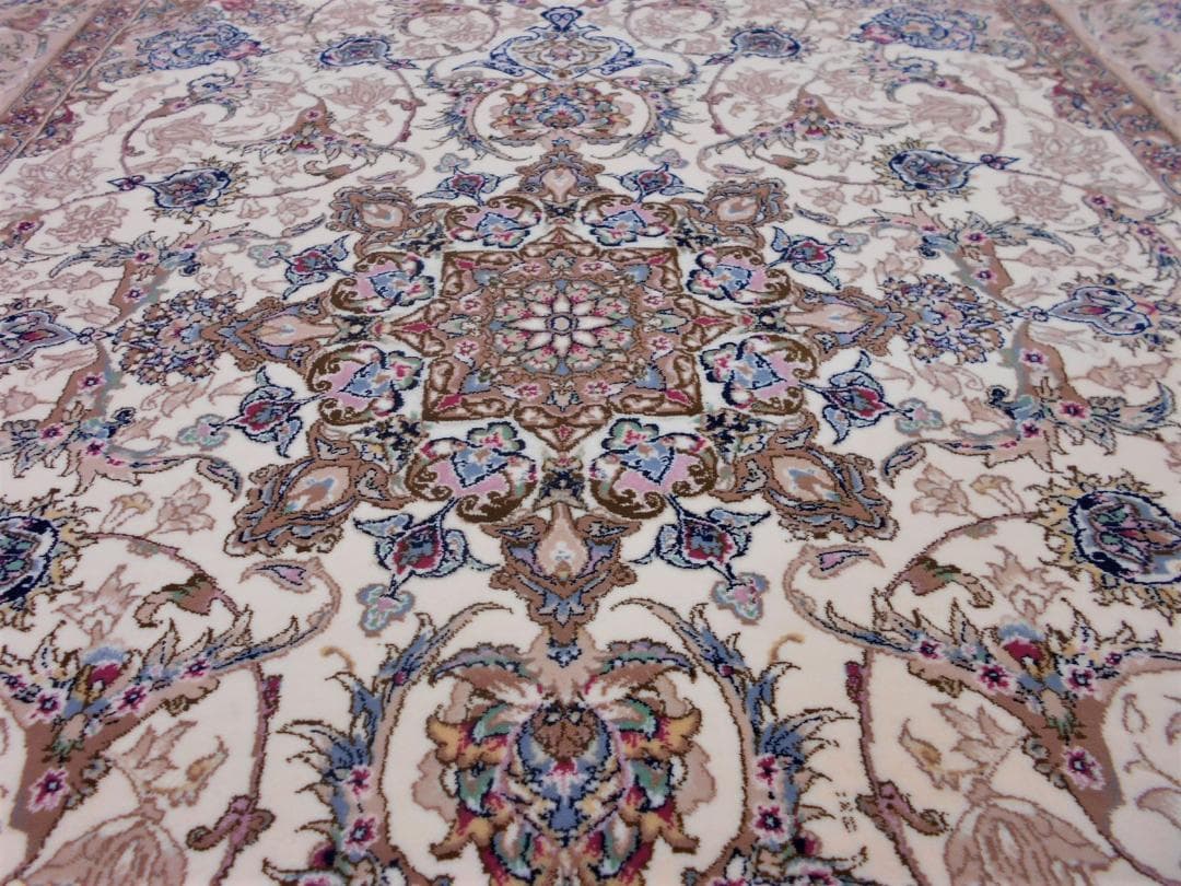 170万ノット、多色織！輝く、本場イラン産200×250cm -201061