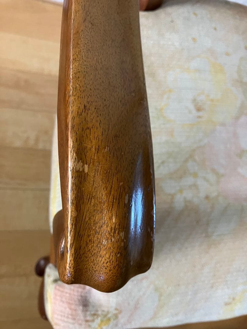 マルニ 猫足 アームチェア 花柄 ①