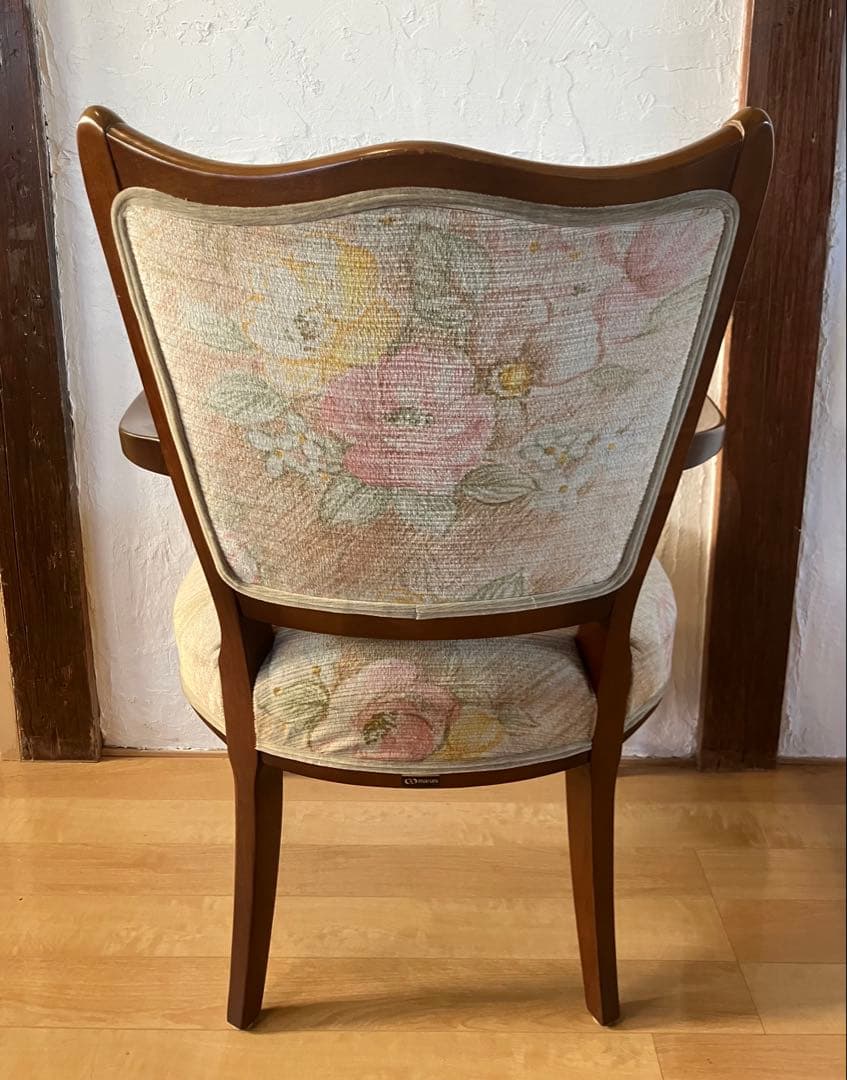 マルニ 猫足 アームチェア 花柄 ①