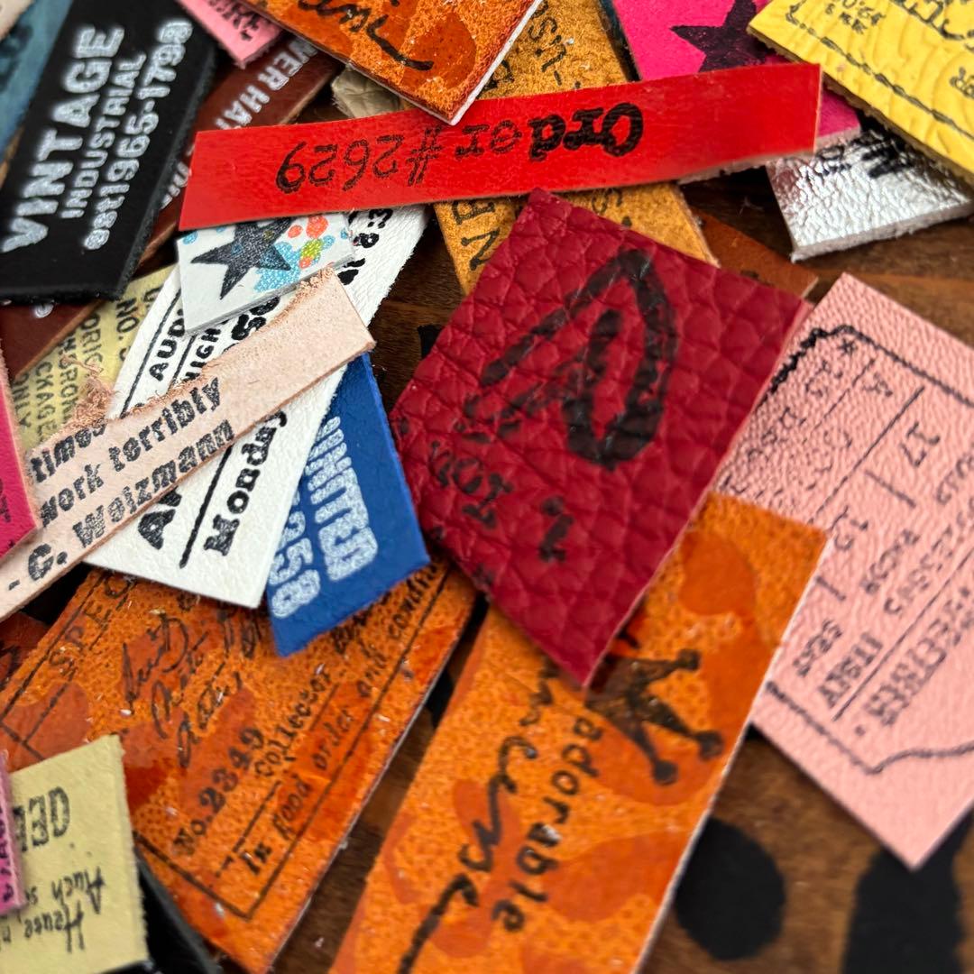 お得セット★革タグレザータグたっぷり80ピース詰め合わせ②820