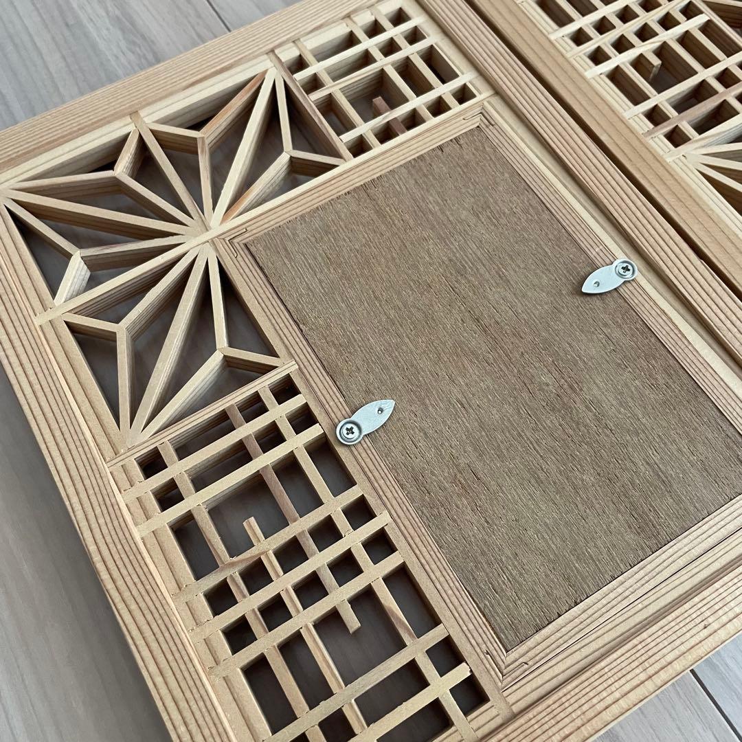 組子 大川組子 フォトフレーム 木下木芸 七つ星 クルーズトレイン