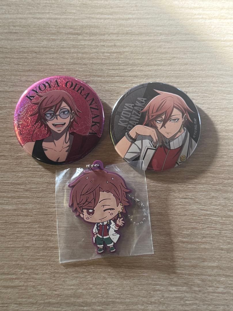 桃源暗鬼 花魁坂京夜 缶バッジ ラバーキーホルダー セット - メルカリ