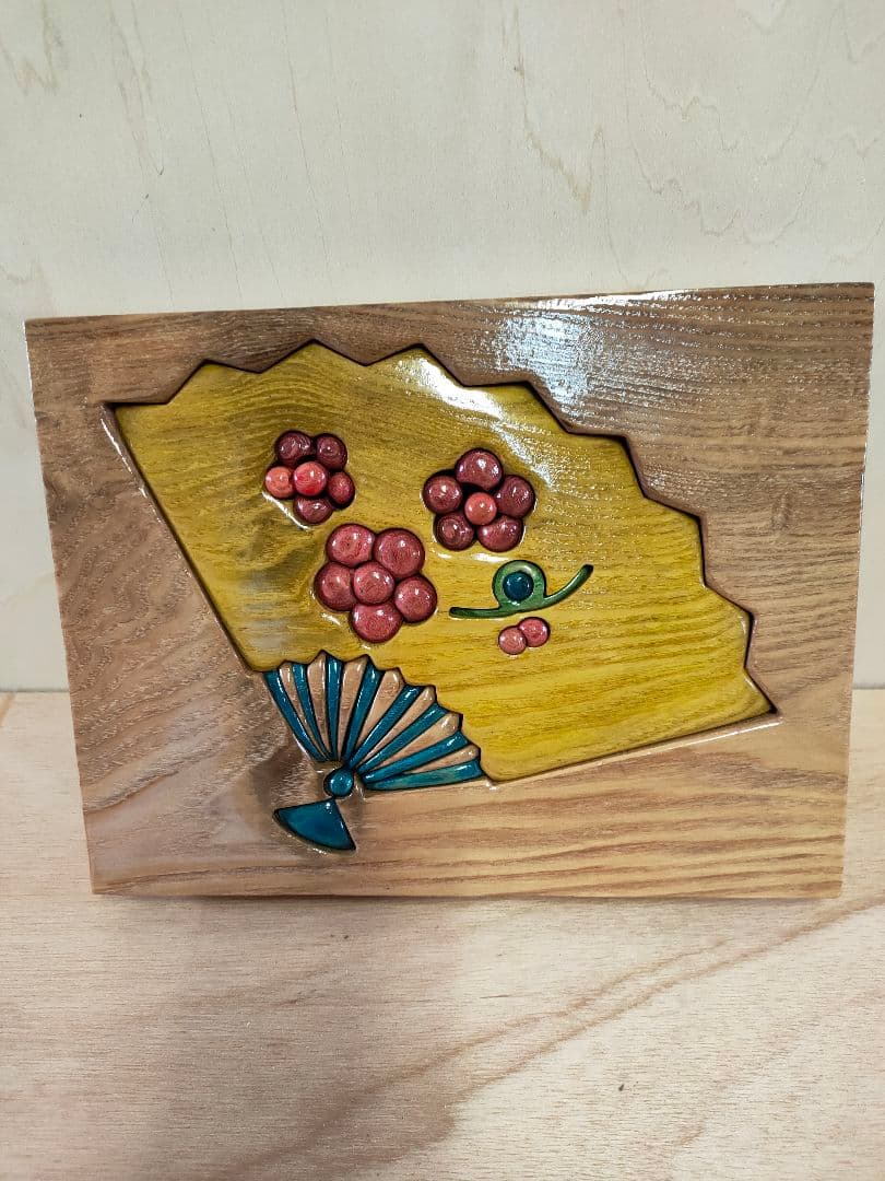 タモの木の扇子