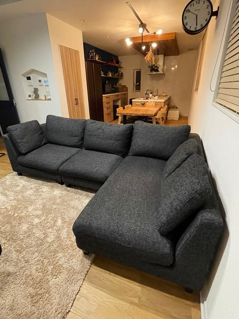 富山県　コーナーカウチソファ