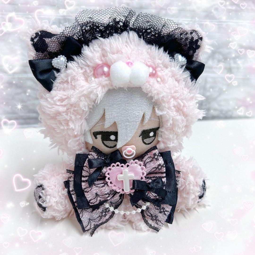 ぬい服♡おすわり着ぐるみ♡ちびぐるみサイズ おしゃぶり付きD2 P①