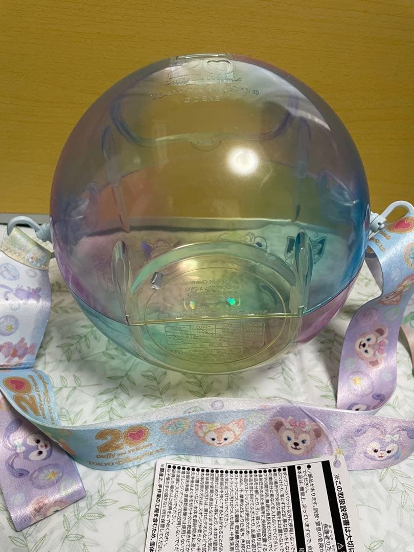 ディズニー　ダッフィー&フレンズ　カラフルハピネス　ポップコーンバケット　ケース