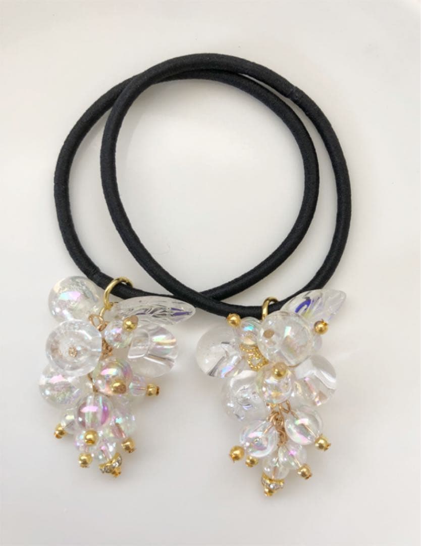 しゅわしゅわぶどうのヘアゴム スーリー メゾピアノ レピピのお洋服に