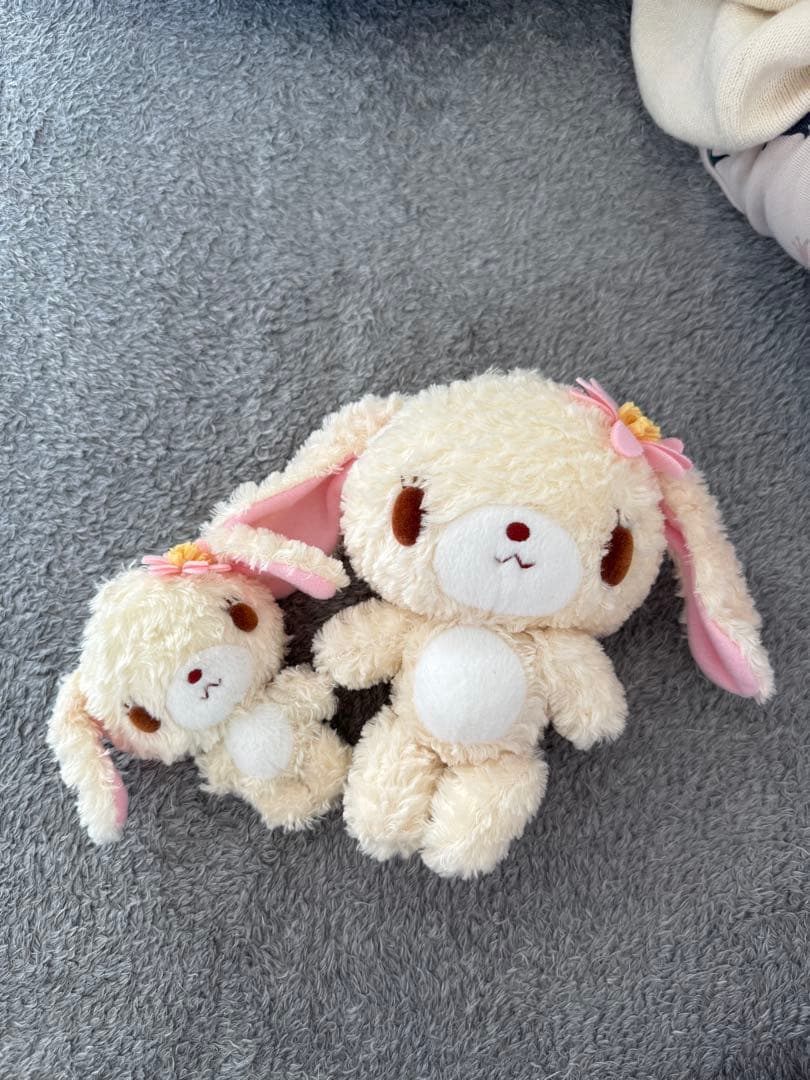 お値下げ【美品・レア】サンリオ シュガーバニーズ はなうさ　ぬいぐるみ 当時品