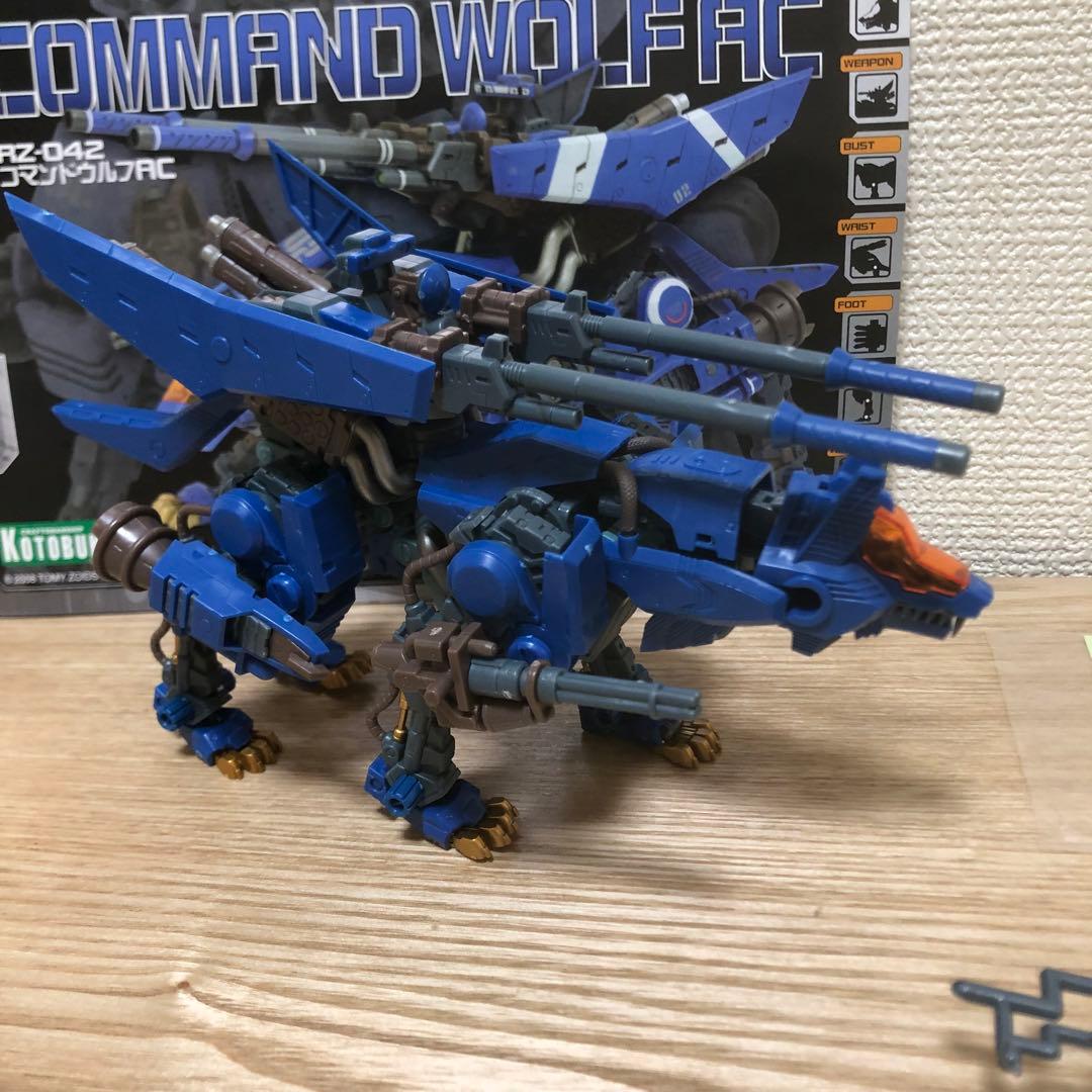 【素組み】HMMハイエンドマスターモデル　ゾイド　コマンドウルフアタックカスタム