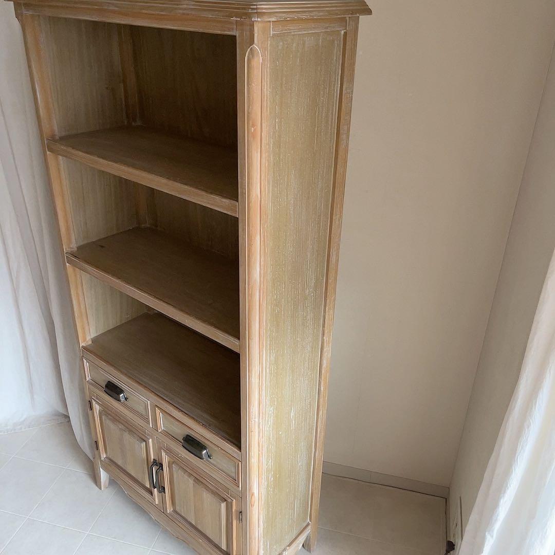 アンティーク　シャビーシック　フレンチシャビー　北欧　フランス　シェルフ　飾り棚