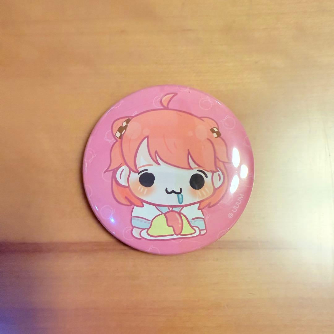 のあ 】 カラフルピーチ 直筆イラスト缶バッジ からぴち 横浜ビブレ