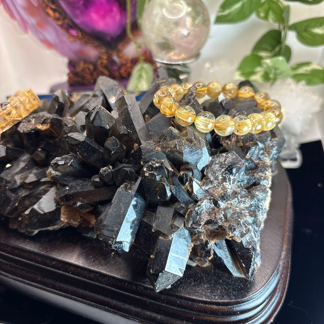 深遥様 モリオンポイントクラスターNo.1220 1.8kg