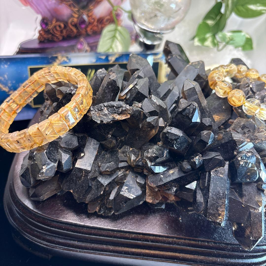 深遥様 モリオンポイントクラスターNo.1220 1.8kg