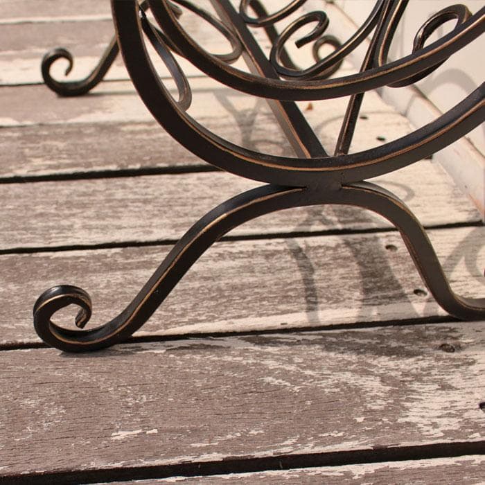 マガジンラックテーブル アイアン サイドテーブル 花台 638-355