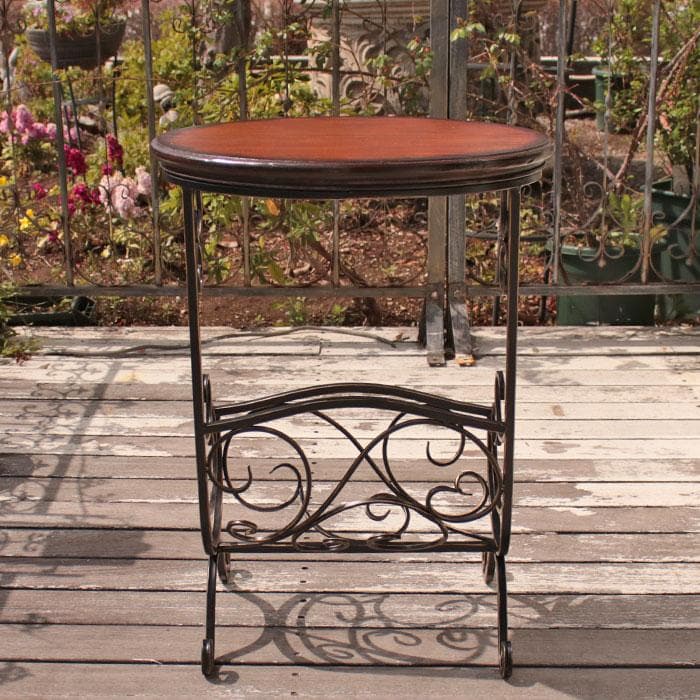 マガジンラックテーブル アイアン サイドテーブル 花台 638-355