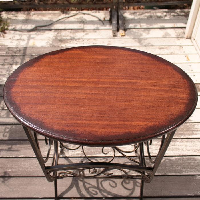 マガジンラックテーブル アイアン サイドテーブル 花台 638-355