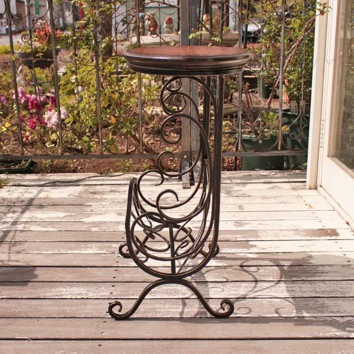 マガジンラックテーブル アイアン サイドテーブル 花台 638-355