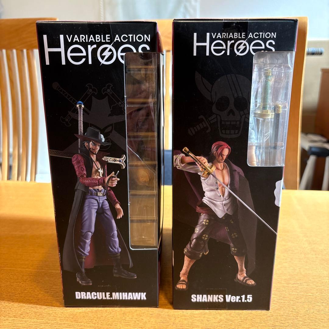 ワンピース メガハウス ヴァリアブル シャンクス ＆ミホーク 新品セット‼️