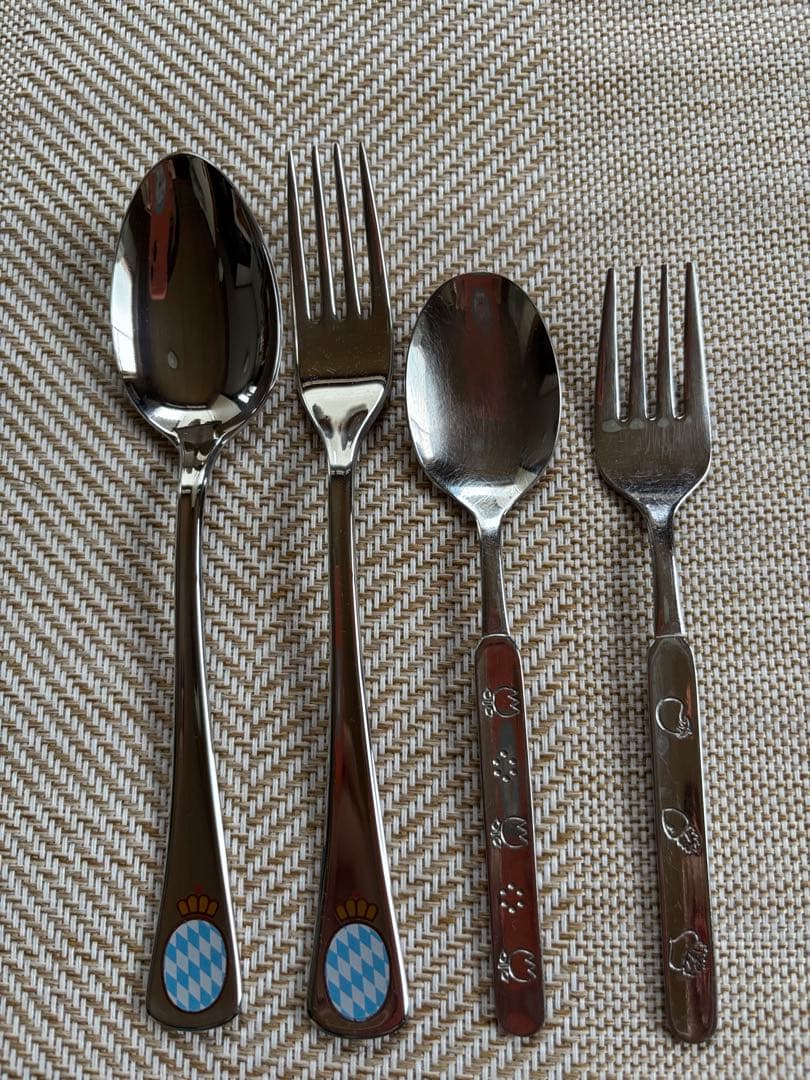 ☆骨董品新品☆ 旧バイエルン王国　紋章　カトラリーセット