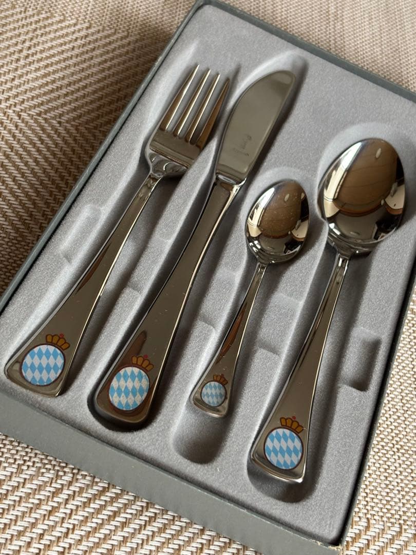 ☆骨董品新品☆ 旧バイエルン王国　紋章　カトラリーセット