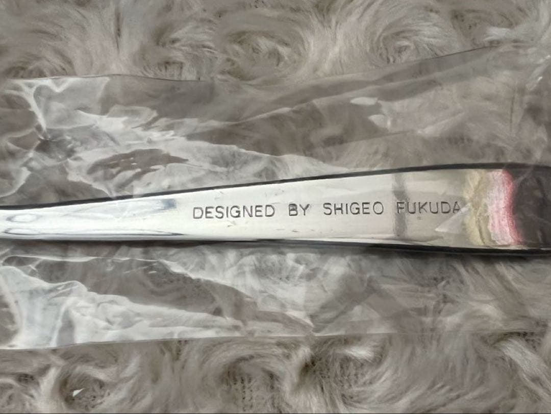グラフィックデザイナー福田繁雄　カトラリー　福田繁雄デザインスプーン〈2連〉