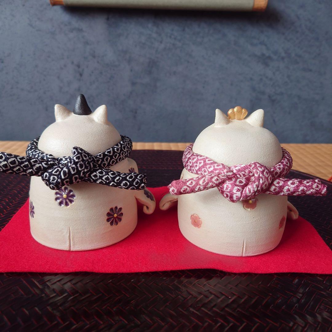 ❺だるま猫雛　m(*´꒳`*)m ※首輪付き