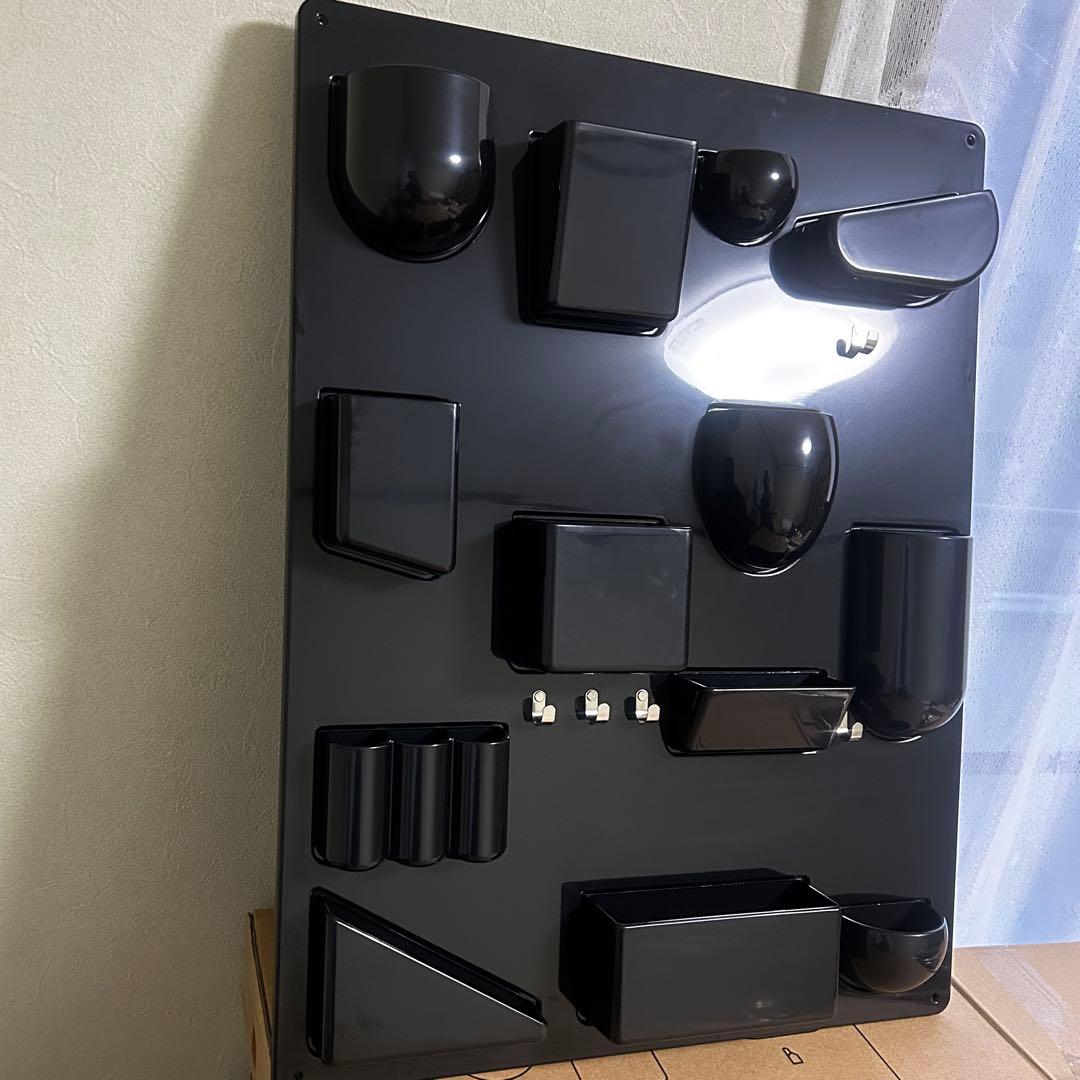 ウォールシェルフ ウーテンシロ 黒 リプロダクト スペースエイジ 新品