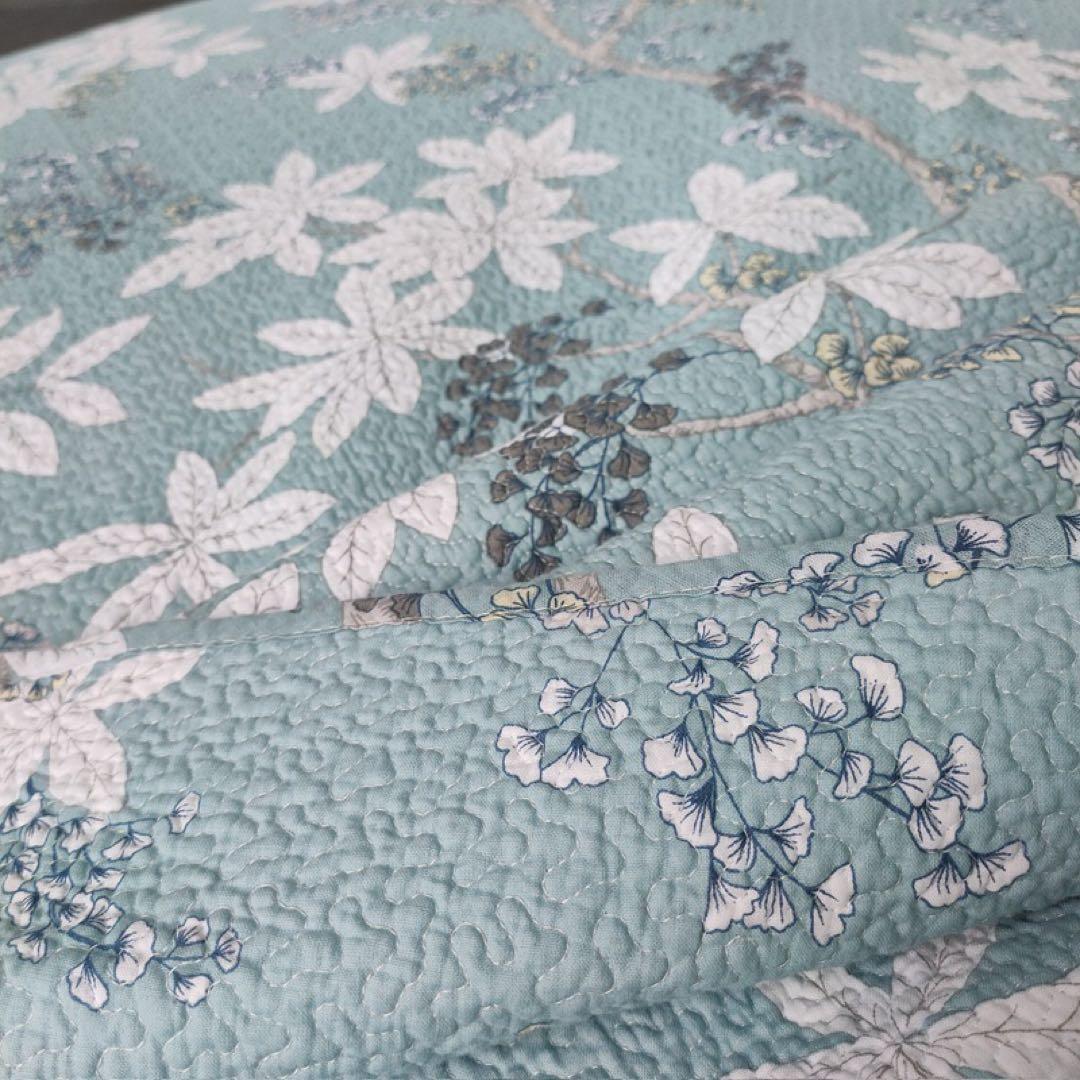 キルトベッドカバー3点セット綿マルチカバー キルティング 646