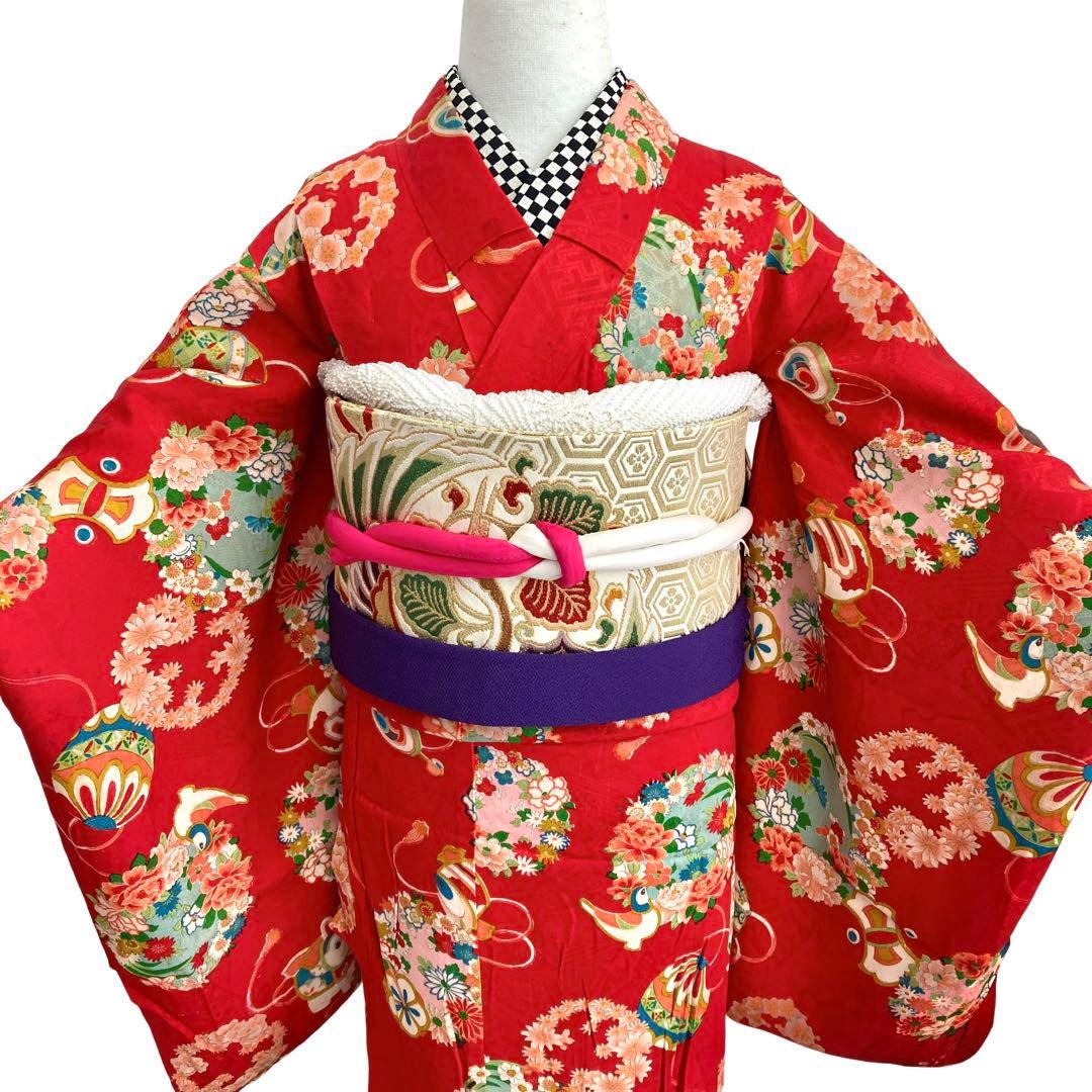 アンティーク　女の子　子供着物　アンティーク着物　七五三　NO6