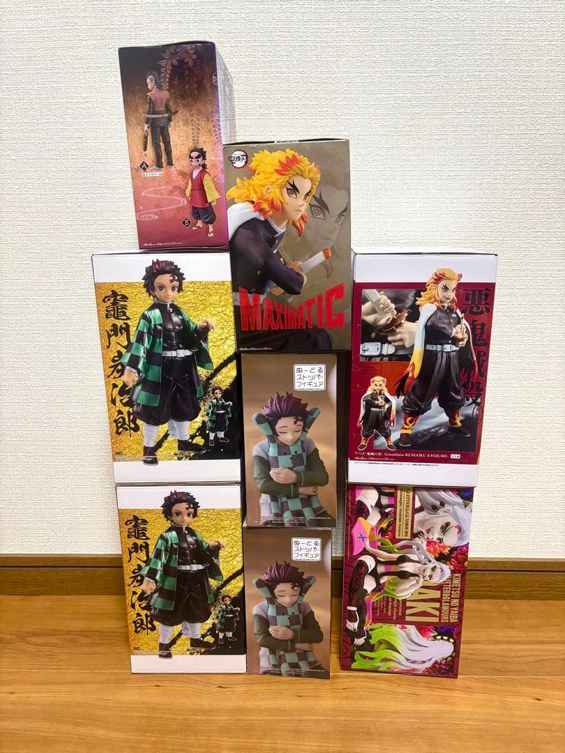 鬼滅の刃 プライズフィギュア 9体セット売り - メルカリ