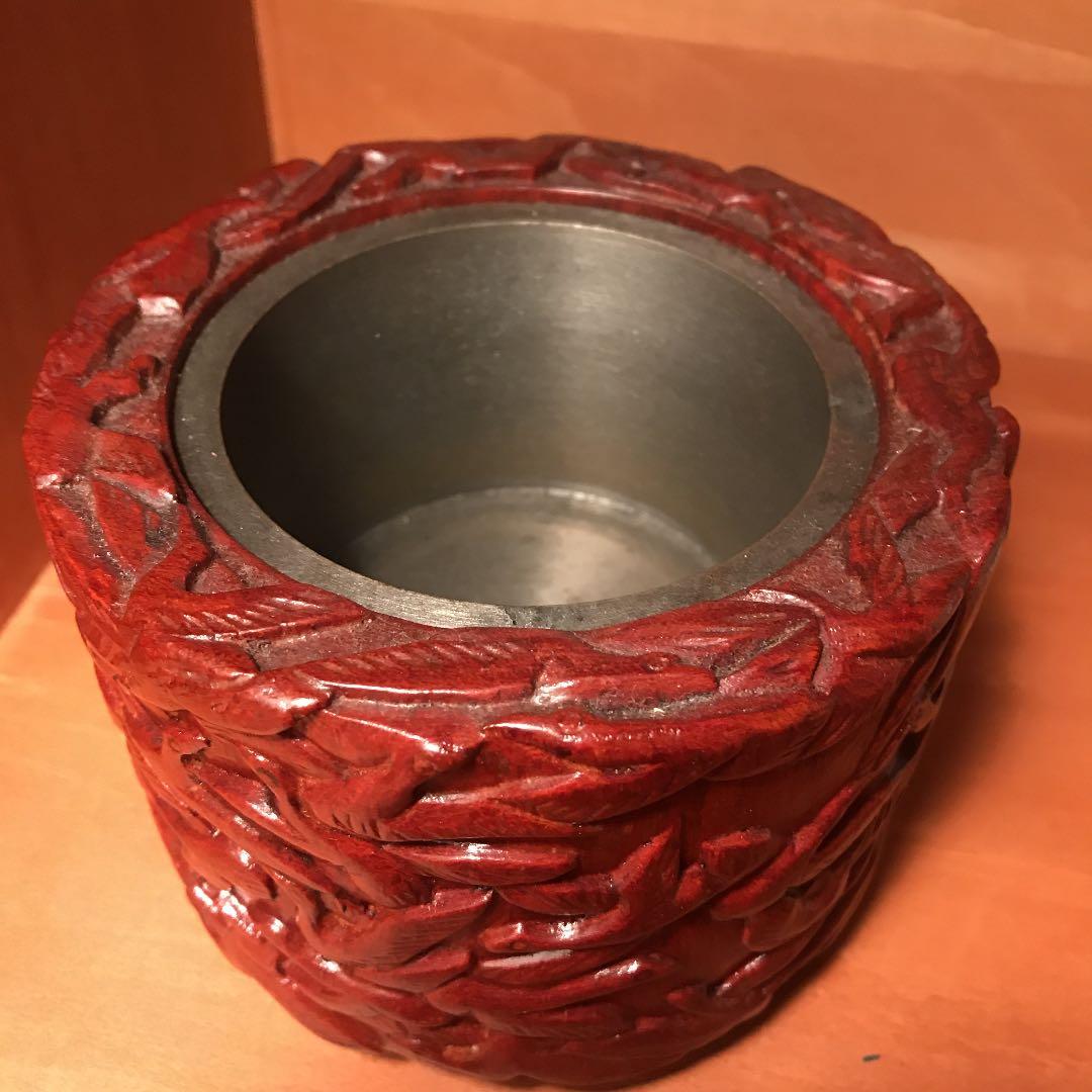 唐木の香炉、未使用