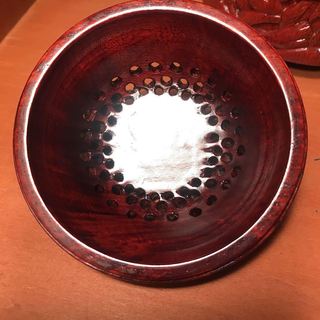 唐木の香炉、未使用