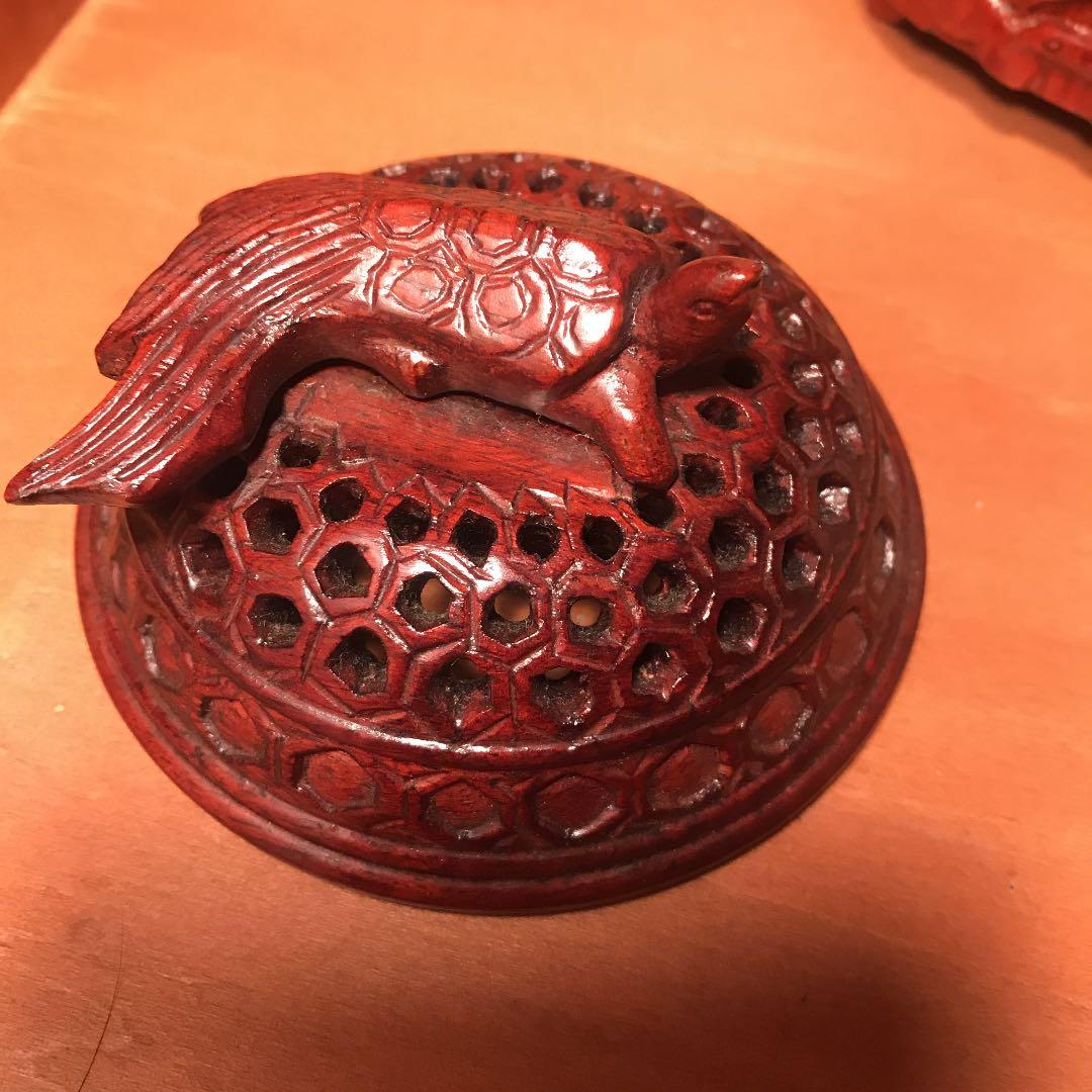 唐木の香炉、未使用