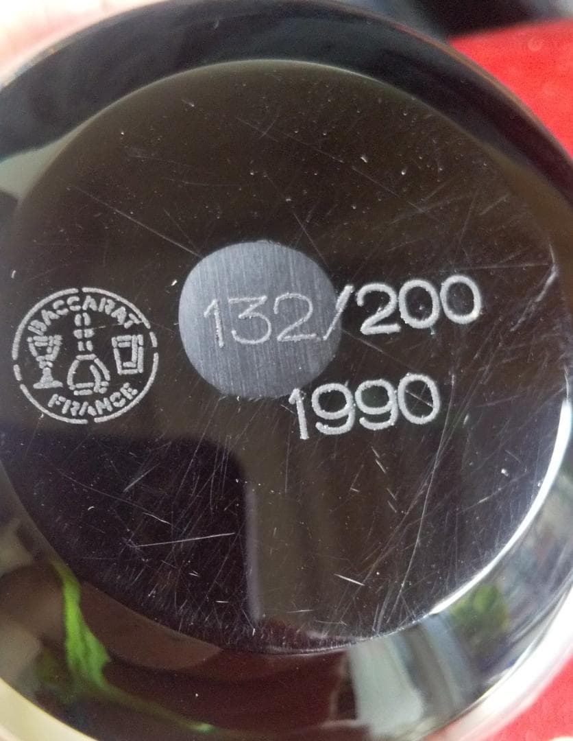 バカラ BACARRAT ペーパーウエイト 1990年 200/132 - メルカリ