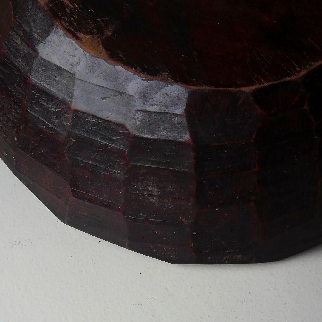 木彫　なた彫　盛鉢