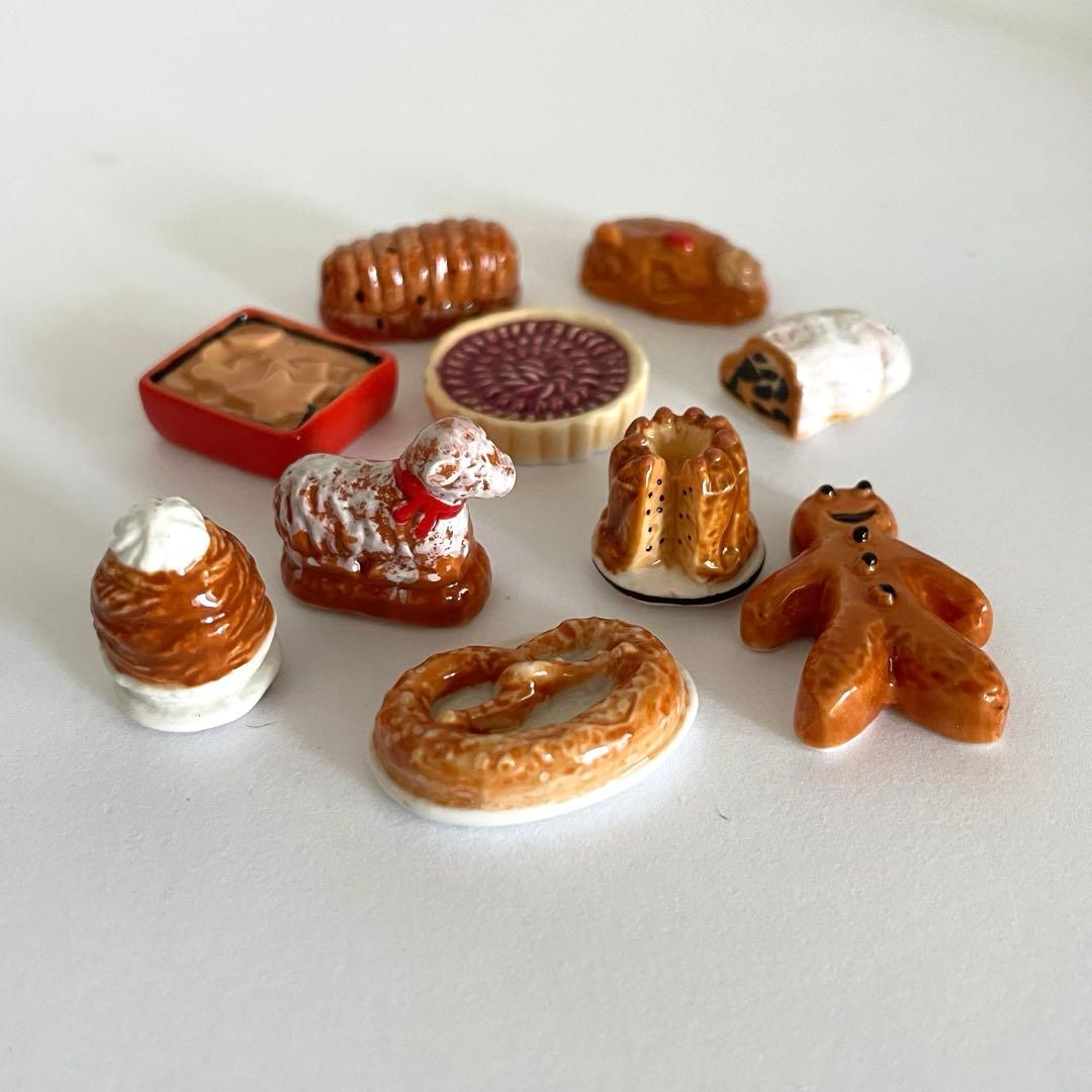 アルザスのお菓子　フェーブ　フェーブ　フランス　陶器　ミニチュア　フランス雑貨