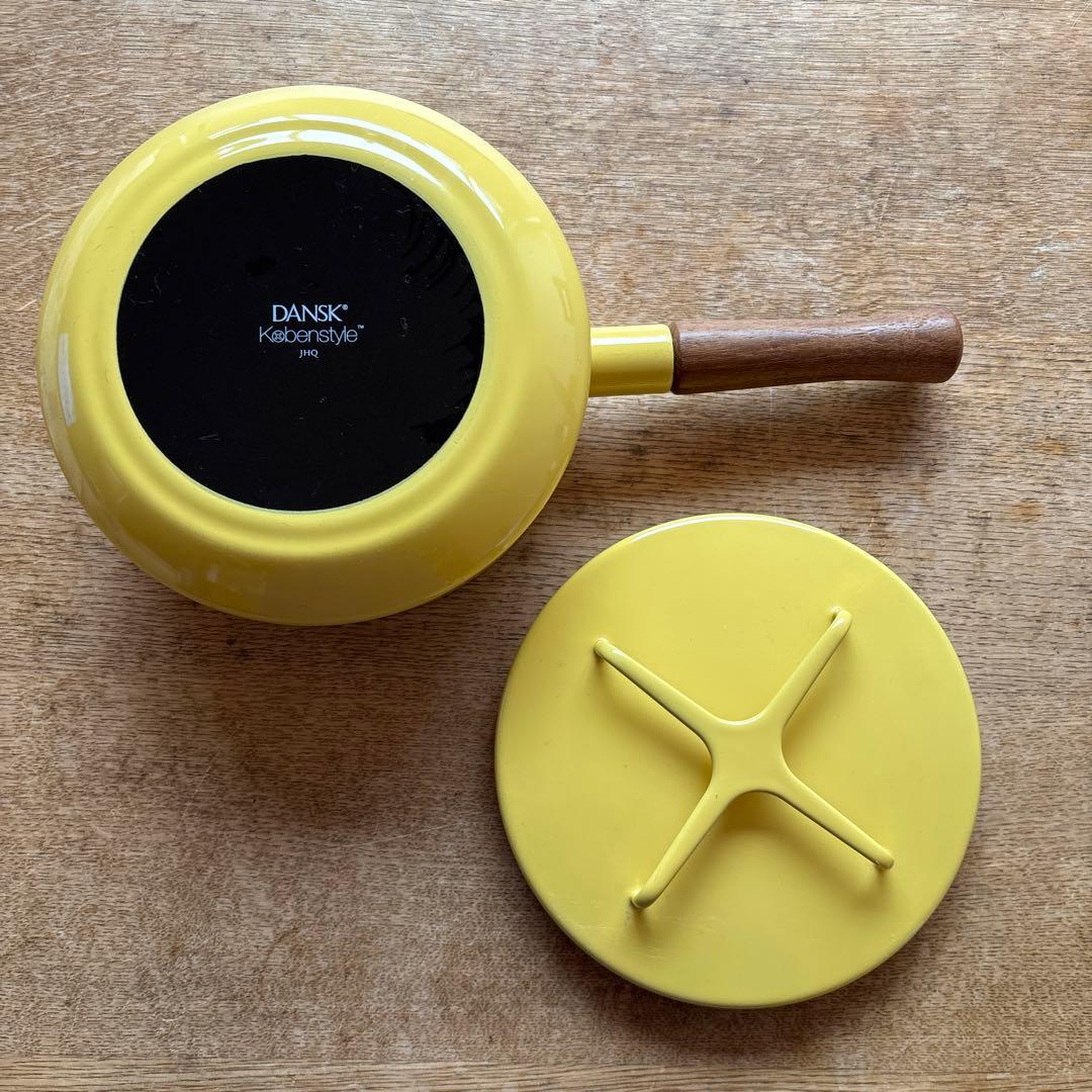 DANSK ダンスク 未使用新品　コベンスタイル 片手鍋 深型 イエロー