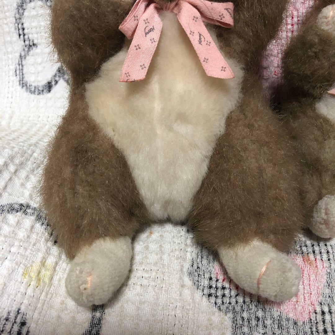 昭和レトロ オオハラ モニー mony 猫 ぬいぐるみ 2コセット 中古 日本