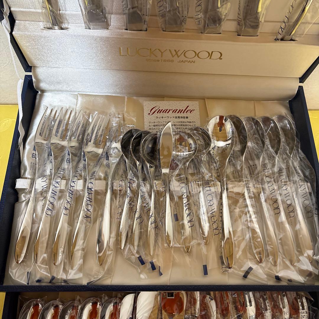 ラッキーウッド マリール ディナーセット〈38本セット〉 新品未使用品