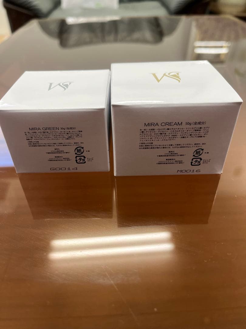 MIRA CREAM 50g.MIRA GREEN 30gフェイスクリームセット