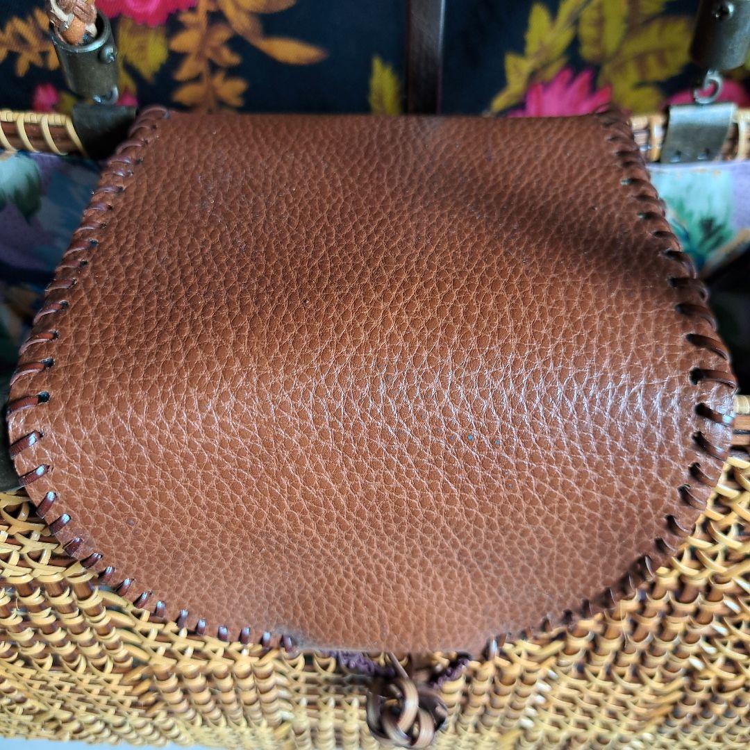 ハンドメイド 籐 籐バッグ かごバッグ ハンドバッグ