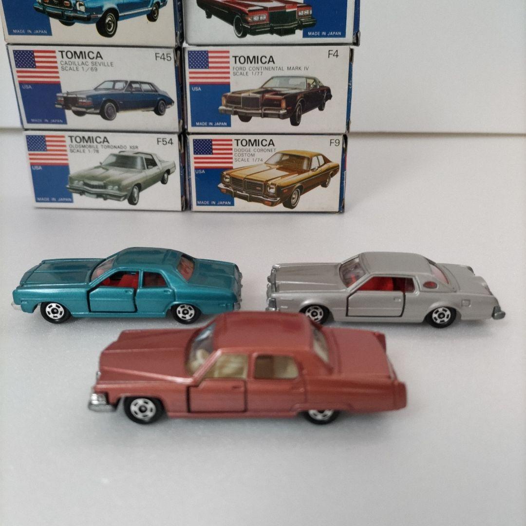 トミカ日本製 外国車シリーズF 青箱 6台セット - メルカリ