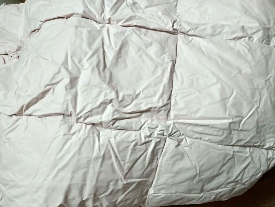 高級羽毛布団と羽毛肌掛けふとんのセット シングル ピンク系 ツーウェイ✨️日本製