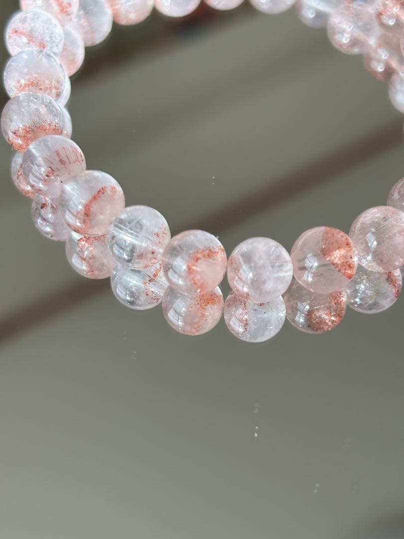 【希少・ファントム入り】レピドクロサイト 8mm ブレスレット 天然石